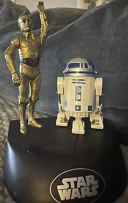 Vintage 1995 Star Wars Electronic Talking Action Piggy Bank R2-D2 C-3PO WORKS • $5