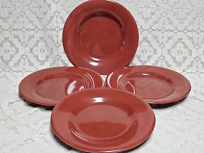 HD Designs Barcelona Burgundy Salad Plates 8 1/2  Set Of 4 • $15.84