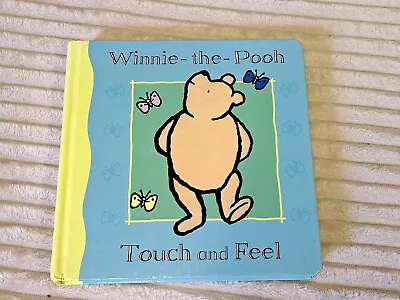 Winnie The Pooh Touch And Feel Baby Toddler Readable Sensory Reading Book Egmont • £1