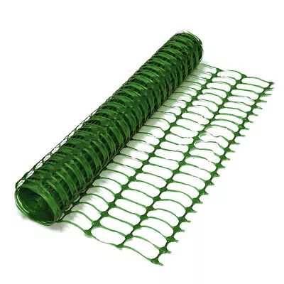 NEW! Heavy Duty Green Safety Barrier Mesh Fencing 1mtr X 25mtr • £12.99