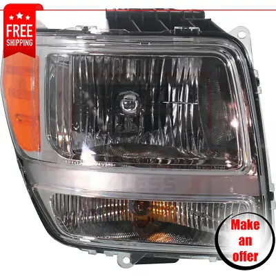 New Headlight 55157224AD-PFM Halogen Right Side For 2007-2010 Dodge Nitro • $399.99