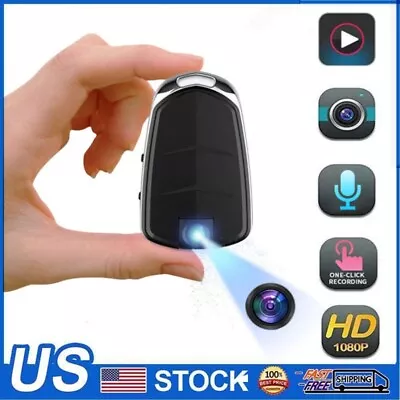 Portable 1080P HD Mini Camera Car Key Fob DVR Recorder Night Vision Camera Video • $32.17