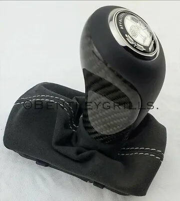 Mercedes SL R230 Carbon Fiber Leather Keyless Go Shifter • $749
