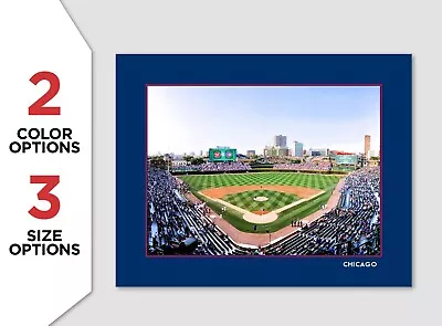 WRIGLEY FIELD Photo Picture CHICAGO CUBS Baseball Stadium 8x10 11x14 Or 16x20 • $14.95