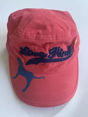 Victoria’s Secret Pink Hat Baseball Cap Dog Love Pink Pink Vintage Nwt Rare • $19.49