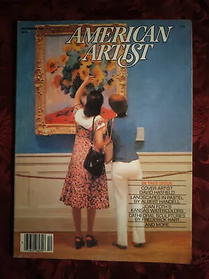 AMERICAN ARTIST December 1981 David Hatfield Ed Baynard Albert Handell Joan Foth • $8.80