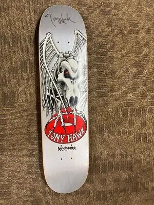 Tony Hawk Skater Signed Autograph Birdhouse Skull Skateboard Deck • $851.71