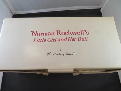 $29.99 • Buy Norman Rockwell  Little Girl And Her Doll  With Doll Clothes By The Danbury Mint