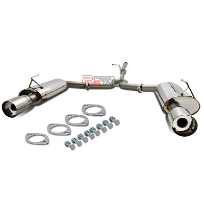 Stainless Catback Exhaust Muffler Dual 4 Od Tip For 04-08 Nissan Maxima 3.5l A34 • $220.99