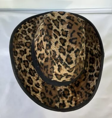 Vintage Rainforest Café Leopard Safari Hat One Size Fits All • $35