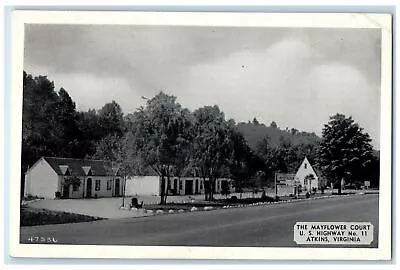 C1920 The Mayflower Court & Restaurant Cottage Roadside Atkins Virginia Postcard • $19.47