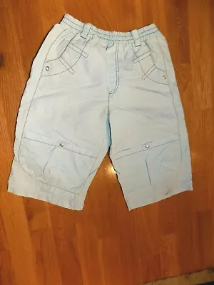£8.17 • Buy Guc Marese Kid Boys 100% Woven Cotton Shorts Euro French Designer Boutique Sz 10