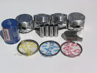 Jdm High Compression Zc P29 Piston Kit Pistons Rings Bearings D16y D16 76mm 040 • $159.95