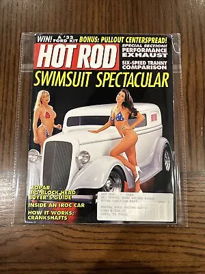 April 1994 Hot Rod Magazine Swimsuit Issue Mopar Big Block Heads Iroc Cranks • $9.99