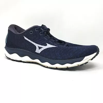 Mizuno Wave Sky Waveknit 3 Running Shoes Sneakers Men's Size 12 US/46 EU Blue • $37.99