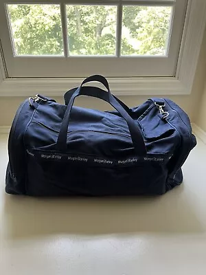 Morgan Stanley Scarborough & Tweed Duffle Bag Banker Bag Gym Travel VERY NICE • $89.99