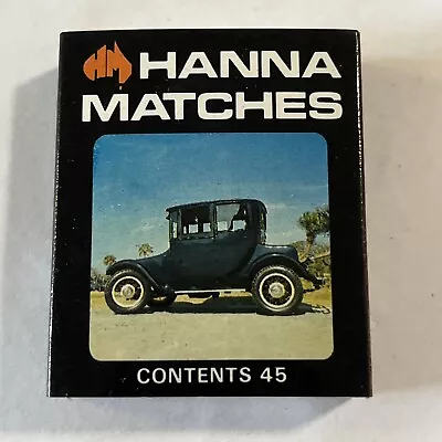 Hanna Matches & Sterling Cigarettes Vintage Car Series Matchbox 1918 Detroit • $6.50