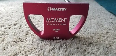 Maltby Moment Golf Putter Design 09 5.8K Milled Face High M.O.I. 33.5 In. • $39.99