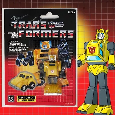 Transformers G1 Walmart Reissue Bumblebee MOSC Signed By Dan Gilvezan JSA • $325