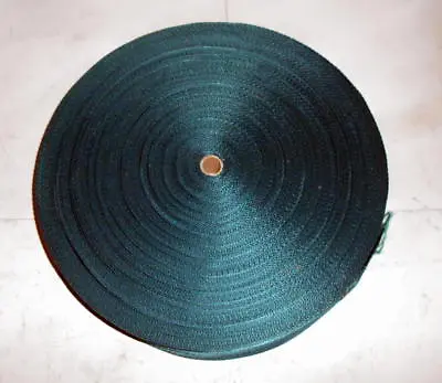 100 Yards Of 1 1/2 Inch Green Nylon Military Heavy Webbing NOS • $19.99