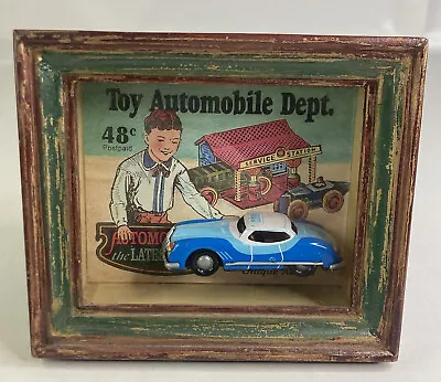 1997 Vandor Toys In The Cupboard Of Yesterday 10” “Latest Automobile” Shadow Box • $29.99