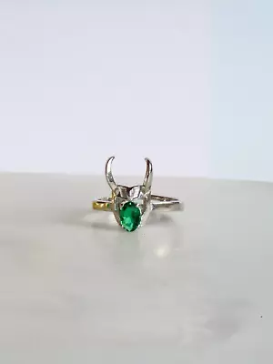 Loki Ring 925 Sterling Silver Superhero Ring Silver Plated • $32.30