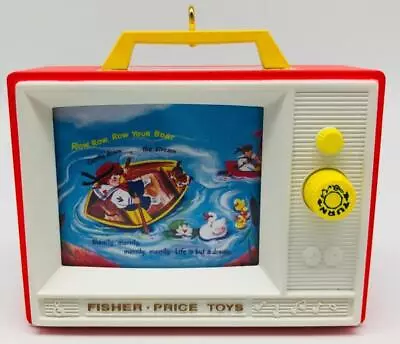 2012 Two Tune TV Hallmark Ornament Fisher Price Magic Sound And Motion BOX RIP • $18.99