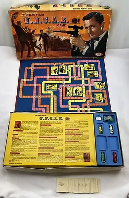 1965 The Man From U.N.C.L.E. Board Game By Ideal Man From Uncle Game Complete • $35.99