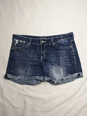 Vanity Premium Dakota Womens Size 31Blue Jean Shorts Low Rise • $12.94