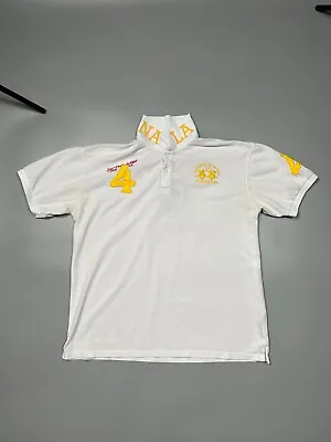 La Martina Ferrari White Polo T-Shirt Size XL-XXL • $30