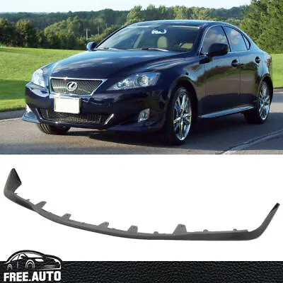 Fit 06-08 Lexus IS250 IS350 Sedan 4DR Front Bumper Lip JDM OE Style Unpainted PU • $102.88