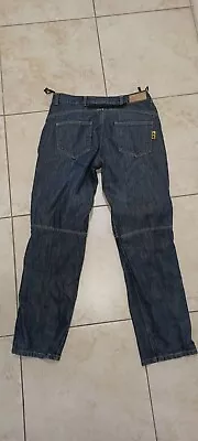 Bilt Iron Workers Jeans Mens 34x31 Knee Padded Motorcycle Riding Blue Denim • $39.96