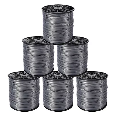 6Pcs 5LB .095  Heavy Duty Commercial Square String Trimmer Line Fits Echo Stihl • $34.99