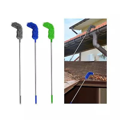 Telescoping Gutter Cleaning Brush With Adjustable Angle For Removing Leaves And • $31.94