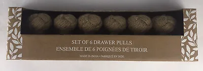 Drawer Pulls Knobs Natural Jute Rope Made In India Set Of 6 Nautical New • £13.49