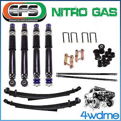 Holden Rodeo TFS R7 R9 EFS Shock + Torsion Bar + Leaf Spring 2  50mm Lift Kit • $1595