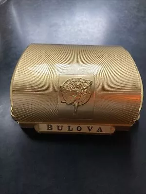 Vintage Bulova Watch Box Case Only Gold Art Deco • $10.50