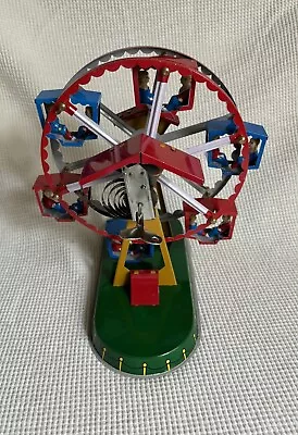 Vintage  Metal Carnival Ferris Wheel W/  KEY Wind Up • $50