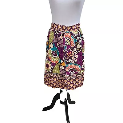 Vera Bradley Women's One Size Half Apron Paisley Print Big Pockets Multicolor • $21.95