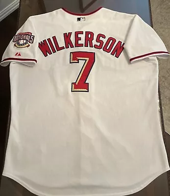 Brad Wilkerson #7 Washington Nationals Authentic On-Field Majestic Jersey 54/2XL • $175