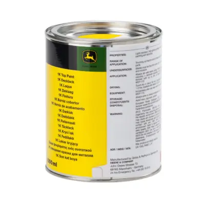 John Deere Yellow Paint 1L Tin For Mowers And Tractors  • £26