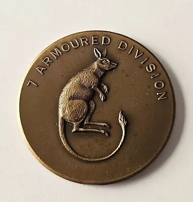 7th Armoured Division Desert Rats FMR Winners Medal Medallion 1956 • £5