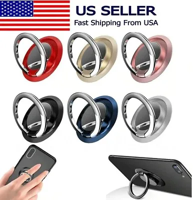 Finger Ring Holder Stand Grip 360° Rotating For Cell Phone Car Magnetic Mount • $2.49