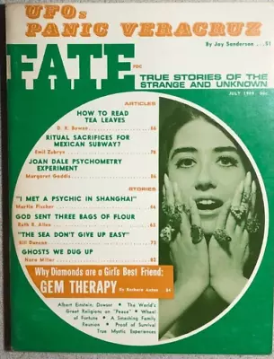 FATE Digest July 1969 UFOs Ghosts Psychics Etc. • $14.99