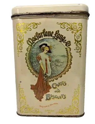 Vintage Tin Container MacFarlane Lang & Co. - Cakes & Biscuits • $24.99