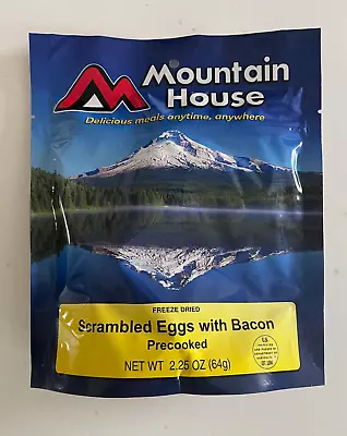 Mountain House Scrambled Eggs W/ Bacon Precooked - Freeze Dried Food Pouches • $6