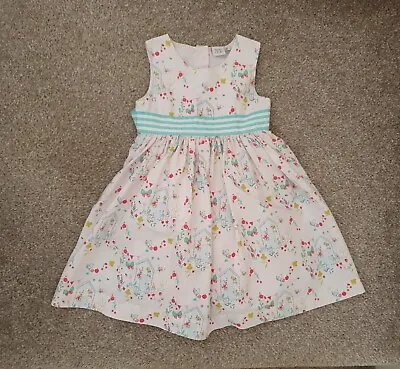 £2 • Buy Baby Girls Sleeveless Patterned Dress Age 12-18 Months