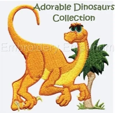 Adorable Dinosaurs Collection - Machine Embroidery Designs On Cd Or Usb 4x4 5x7 • £11.95