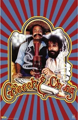 Cheech & Chong Movie Poster - Bong Hit And Funny - Print Image Photo -pw0 • £14.63