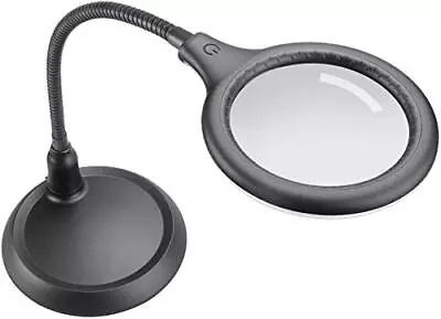 Magnifying Glass Lamp5x Magnifier Led Light And Flexible Neckmagnifying Lamp Usb • $45.32